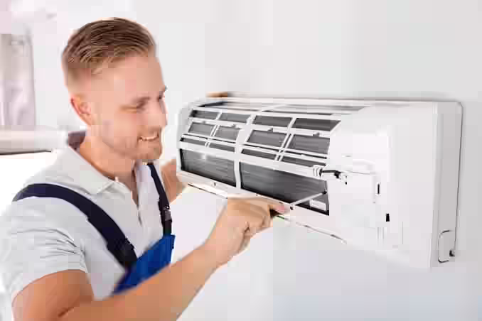 Regular AC maintenance and servicing